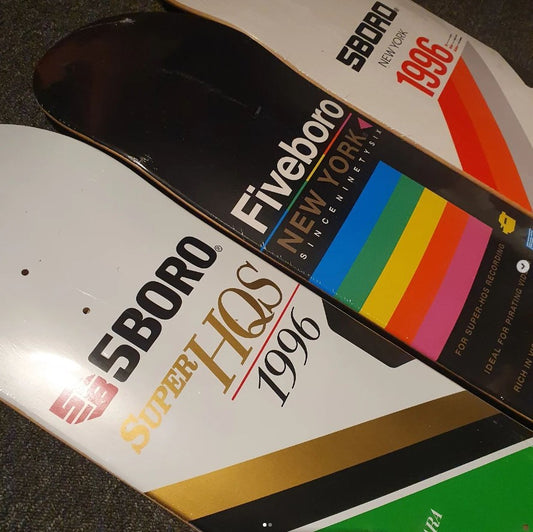 Skateboard-Decks sammeln
