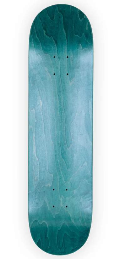 Skateboard Deck Blank medium concave grün