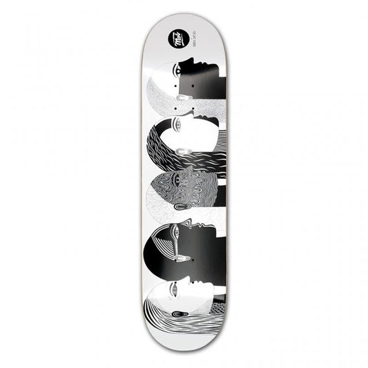 Skateboard Deck MOB schwarz weiß