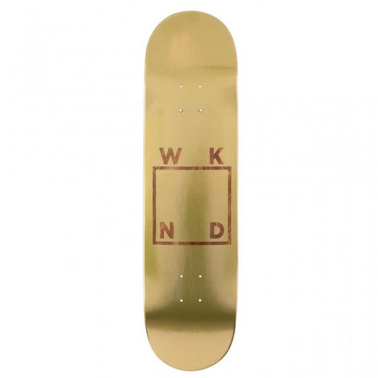 Skateboard Deck Gold Folie WKND