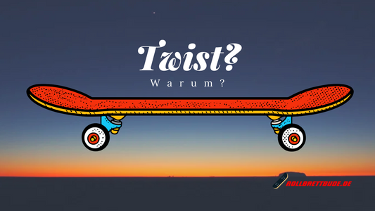 Skateboard Decks Twist? Warum? Das Bild dient als Aufhänger für den Blogartikel über Verwindungen bei Skateboarddecks.