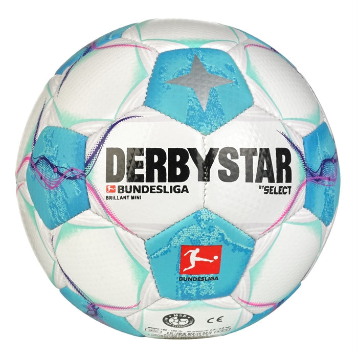 Minifussbal lweiss blau Derbystar Brilliant Bundesliga