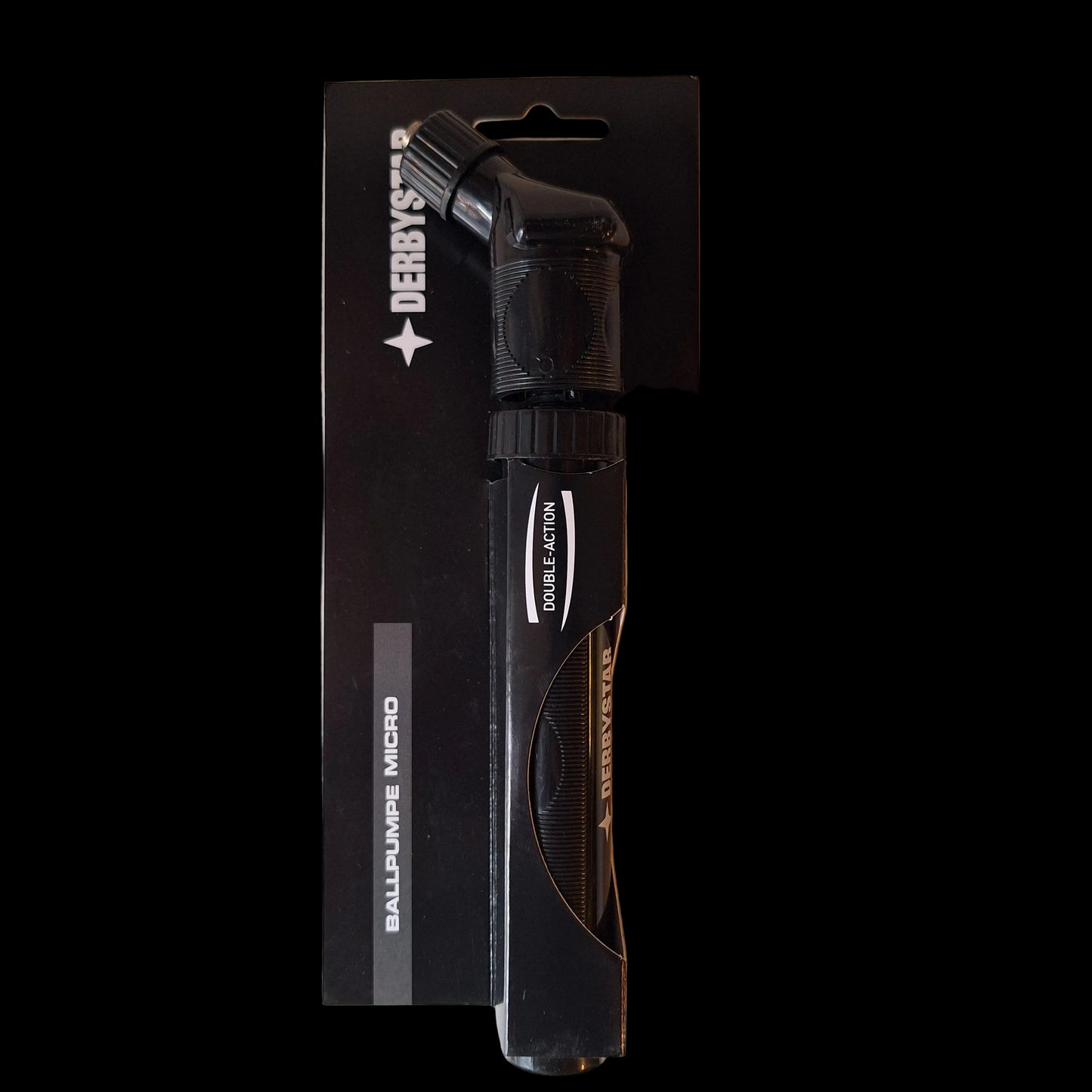 Derbystar Ballpumpe Micro (Schwarz) inkl. Ventilnadel