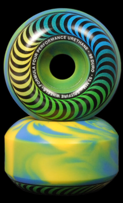 Spitfire Wheels Formular Four Multiswirl Classics 53mm 99a